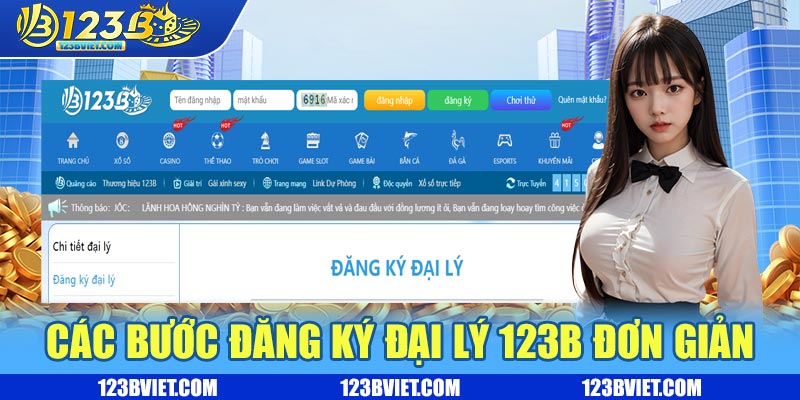 Các bước đăng ký đại lý 123b đơn giản Các bước đăng ký đại lý 123b đơn giản